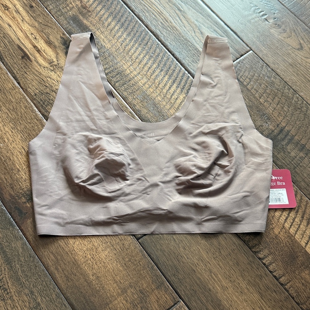 Anti‎ by Proof NWT Lounge Bra Size Large cocoa color Wire Free